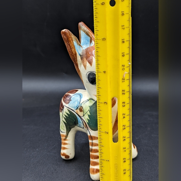 Tonala Mexican Pottery Art Vintage Tonala Mexican Pottery Donkey Burro Mule Figurine Hand